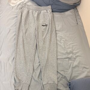 Puma Heather Gray Joggers